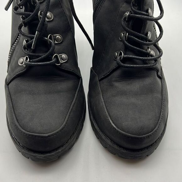 ‎JustFab Lace-Up Bootie Womens Boot-8.5 - Picture 6 of 6